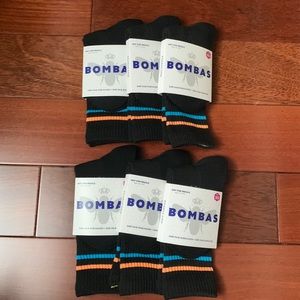 Bombas kids socks 6 pair bundle xsmall